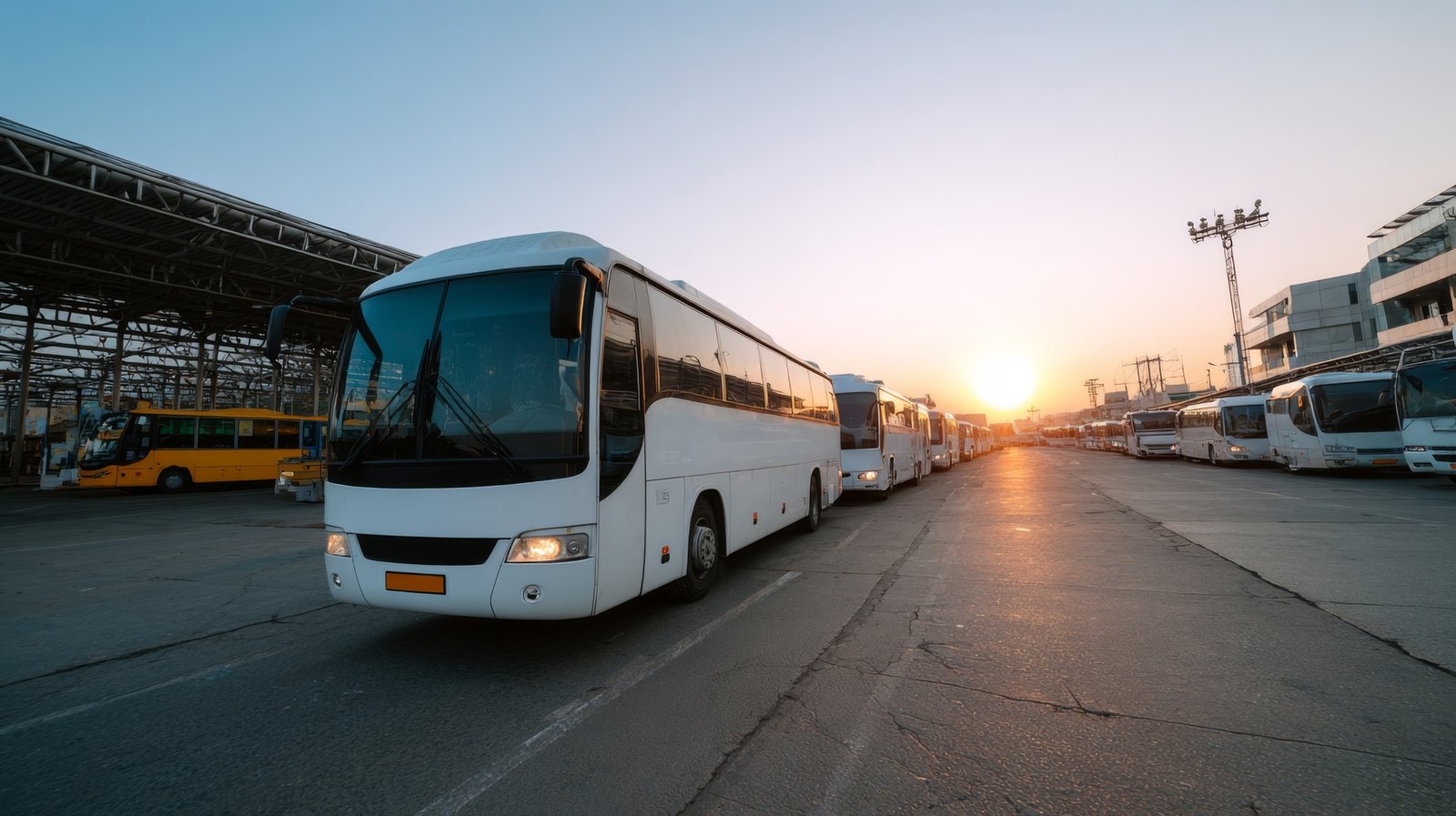 StarTrans corporate coach bus used for employee shuttle service in Toronto